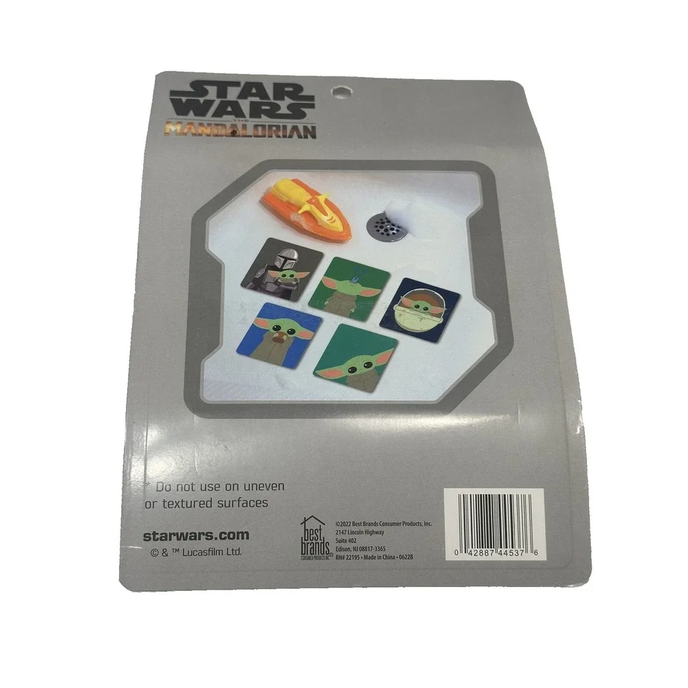 5 pack bath tub threads non slip kids accessories star wars‎